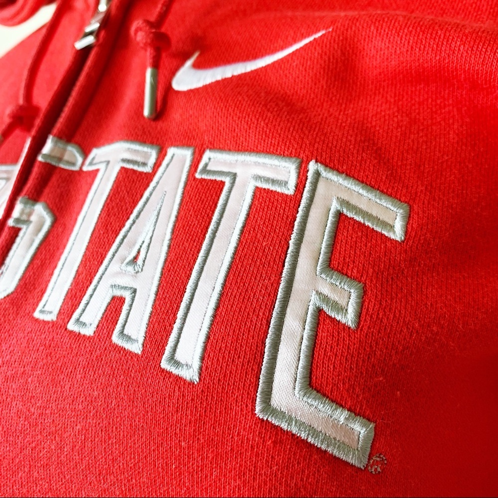 🆕 Nike NCAA Ohio State Zip Hoodie Jacket Womens - Picture 3 of 8